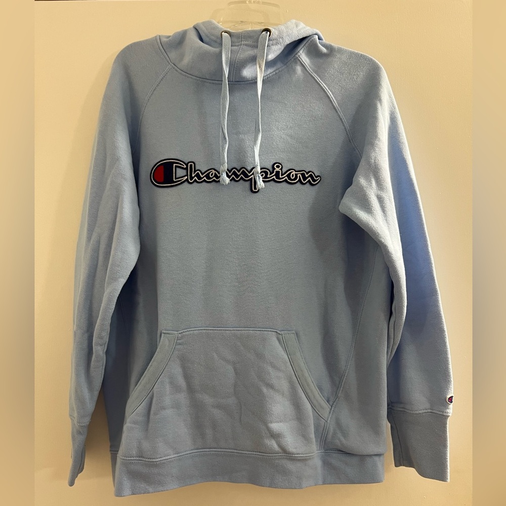 Champion unisex Light Blue Hoodie